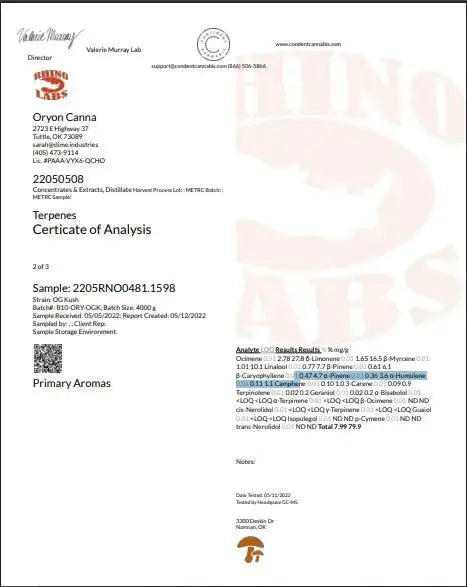 2G THCA Liquid Diamond Disposable | Superior Kush | Hybrid Superior