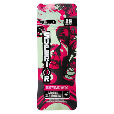 2G THCA Liquid Diamond Disposable | Watermelon OG | Indica Superior