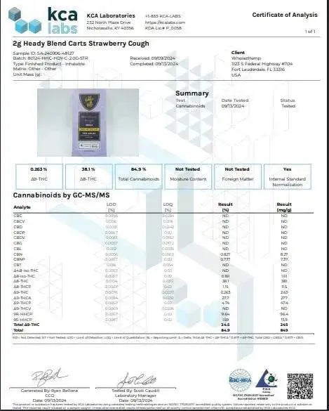 2g Fresh Frozen Cart | Strawberry Cough | Indica Supergreenshempco