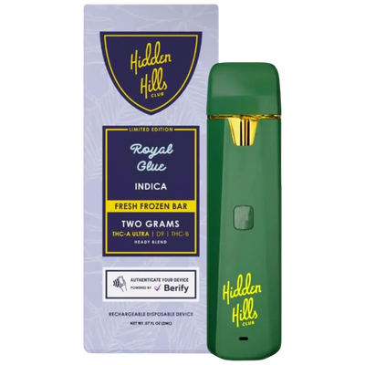 2g Liquid Diamond Disposable | Royal Glue | Indica Supergreenshempco