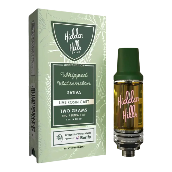 2g Live Rosin Cart | Whipped Watermelom | Sativa Supergreenshempco