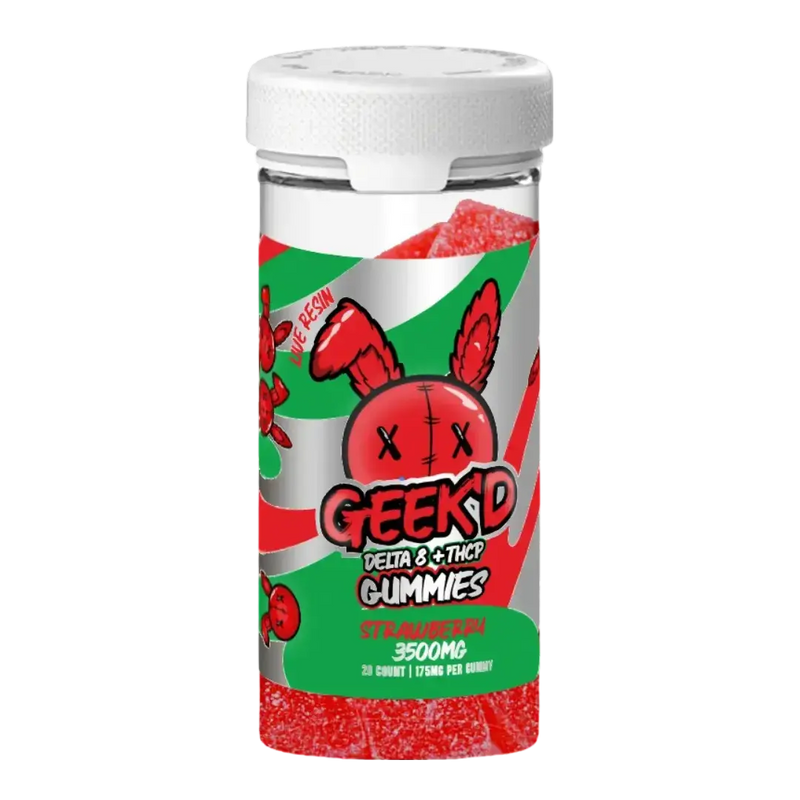 GEEK’D EXTRACTS GUMMIES | STRAWBERRY