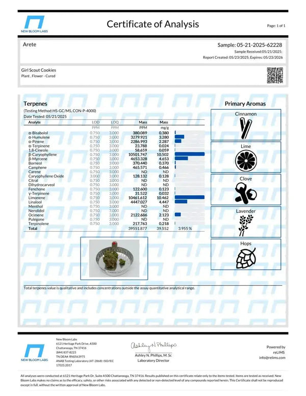 Girl Scout Cookies (GSC) Smalls THCa Flower Ounce supergreenshempco