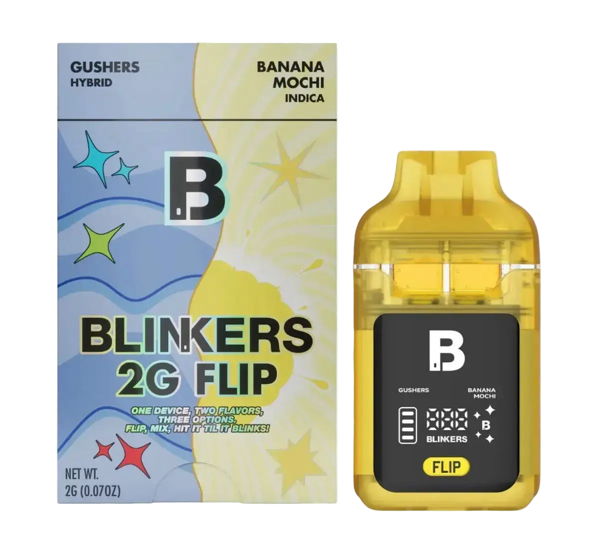 2G THCA Dual Chamber Vape | Gushers x Banana Mochi