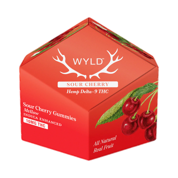 Wyld Delta 9 Gummies Sour Cherry