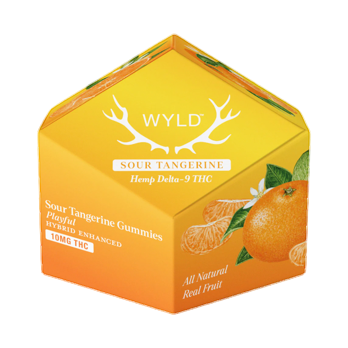 Wyld Delta 9 Gummies Sour Tangerine