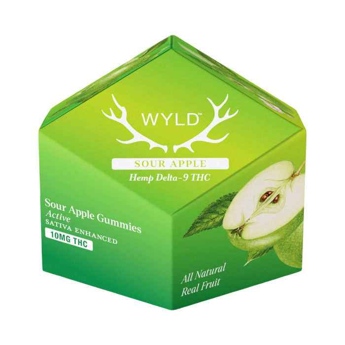 Wyld Delta 9 Gummies Sour Apple