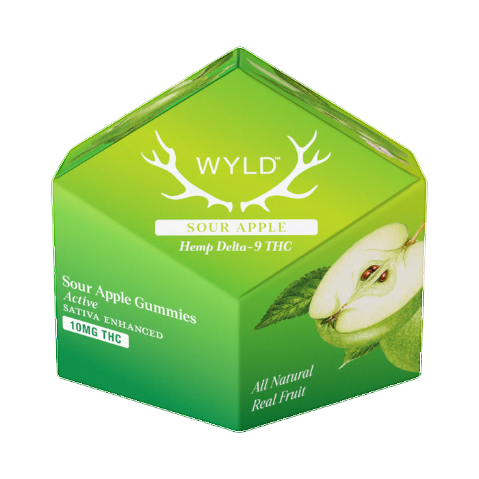 Wyld Delta 9 Gummies Sour Apple