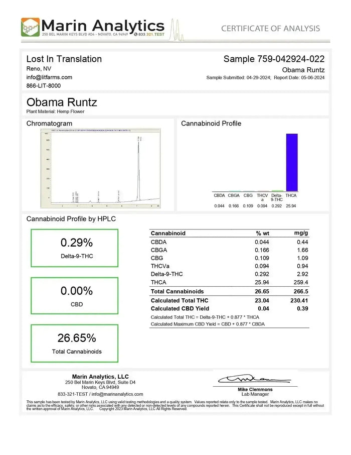 Obama Runtz THCa Flower supergreenshempco