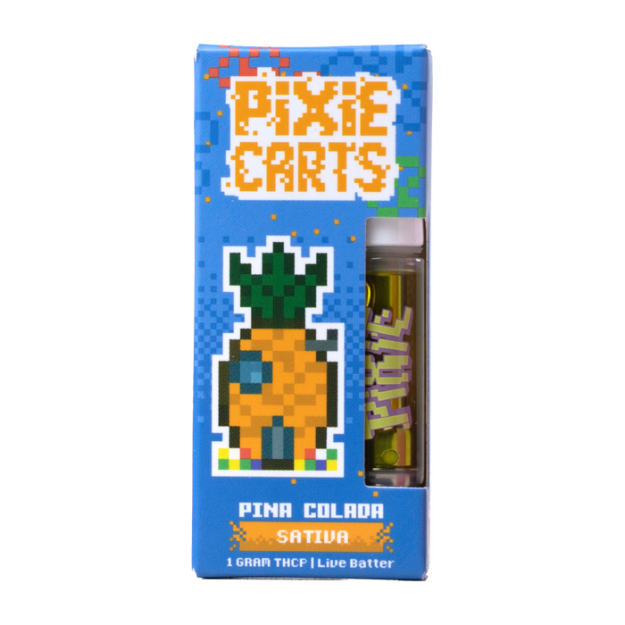1G Pixie Carts Live Badder THCp Vape Cartridges | Pina Colada