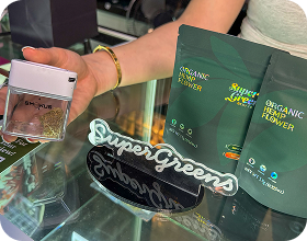THCA Flower Supergreens Bag