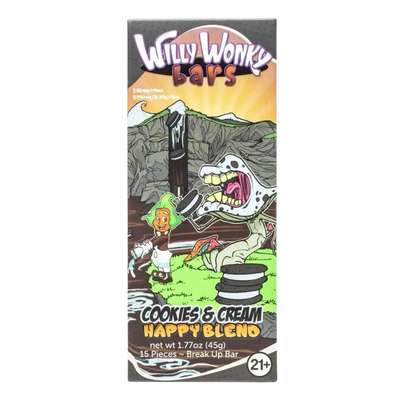 Willy Wonky Magic Mushroom Blend Chocolate Bar | Cookies & Cream Willy Wonky