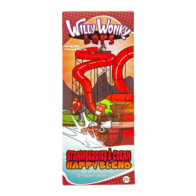 Willy Wonky Magic Mushroom Blend Chocolate Bar | Strawberries & Cream Willy Wonky