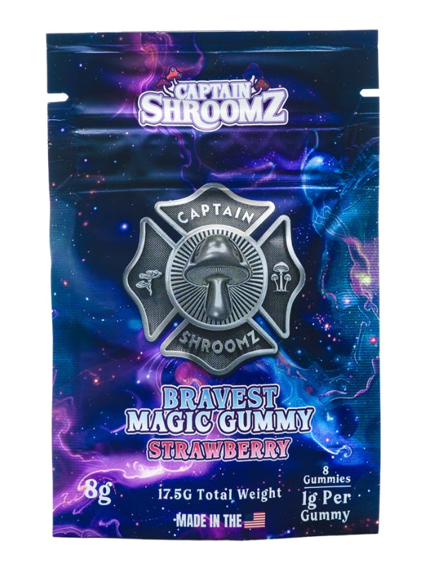 Captain Shroomz Magic Mushroom Bravest Gummies