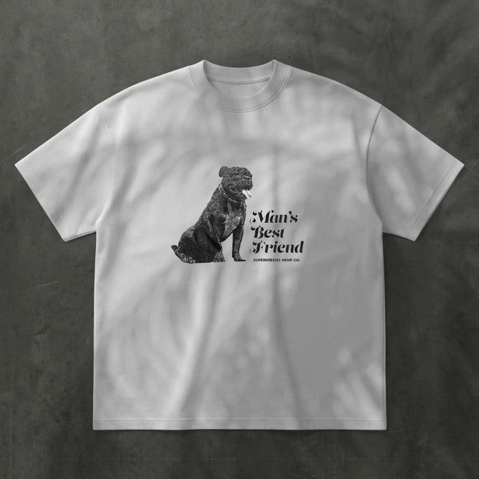 Supergreens Tshirt mans best friend