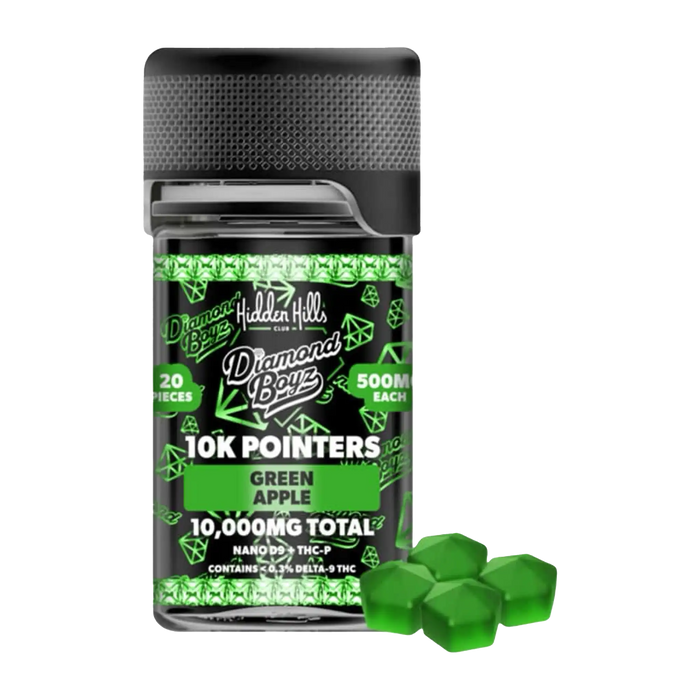 10G Diamond Boyz 10k Pointers | Green Apple