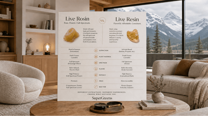 Live Rosin vs. Live Resin: Frozen Cannabis Extracts for Higher Potency