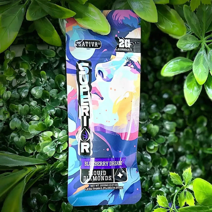 2G THCA Liquid Diamond Disposable | Blueberry Dream | Sativa Superior