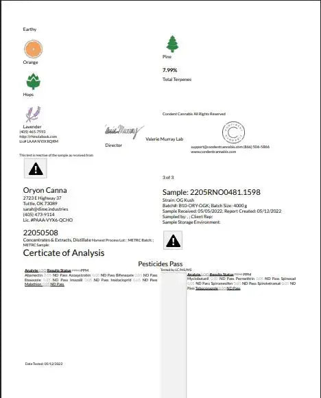 2G THCA Liquid Diamond Disposable | Superior Kush | Hybrid Superior