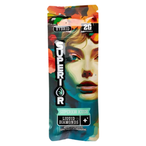 2G THCA Liquid Diamond Disposable Superior Kush | Hybrid 