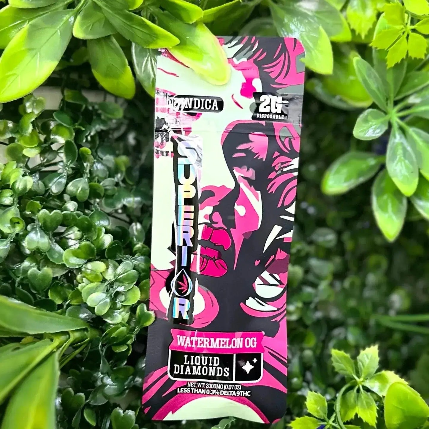 2G THCA Liquid Diamond Disposable | Watermelon OG | Indica Superior