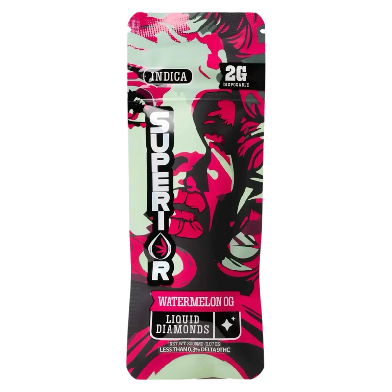 2G THCA Liquid Diamond Disposable | Watermelon OG | Indica Superior