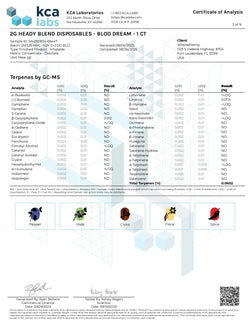 2G Fresh Frozen Disposable | Bloo Dream | Sativa 