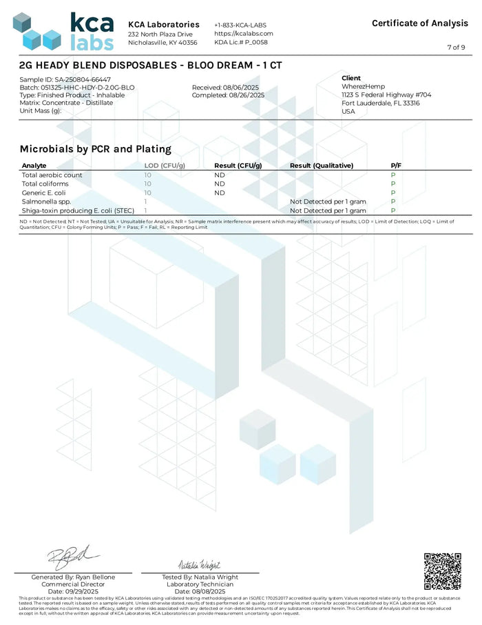 2G Fresh Frozen Disposable | Bloo Dream | Sativa 