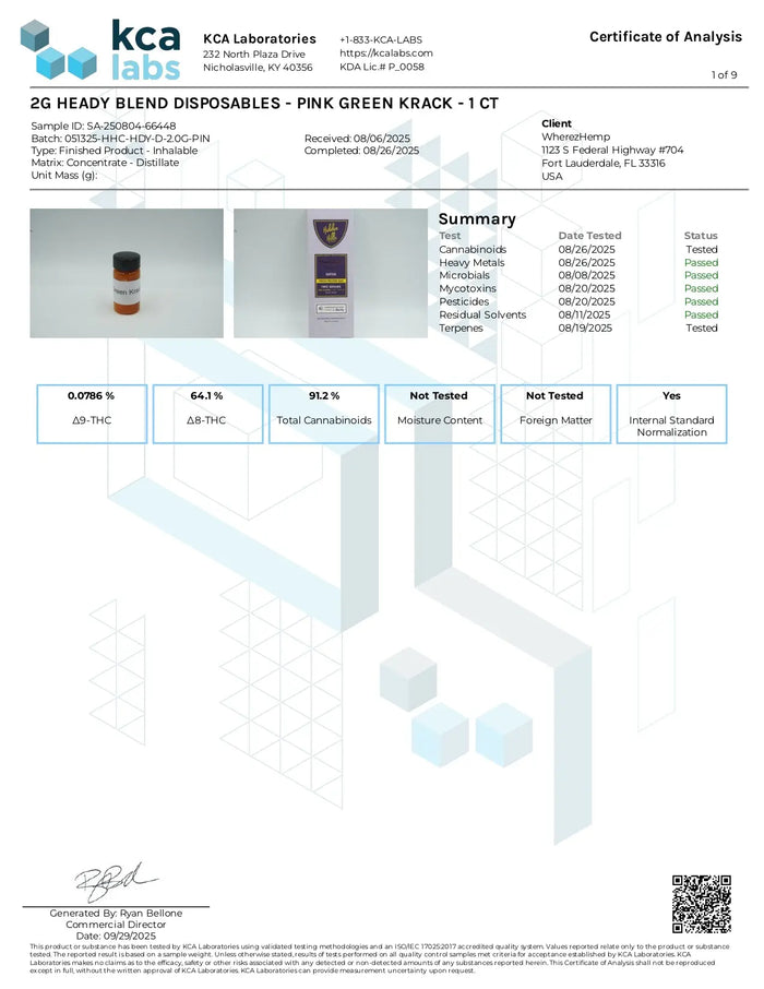 2G Fresh Frozen Disposable | Pink Green Krack | Sativa 