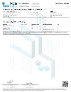 2G Fresh Frozen Disposable | Pink Green Krack | Sativa 