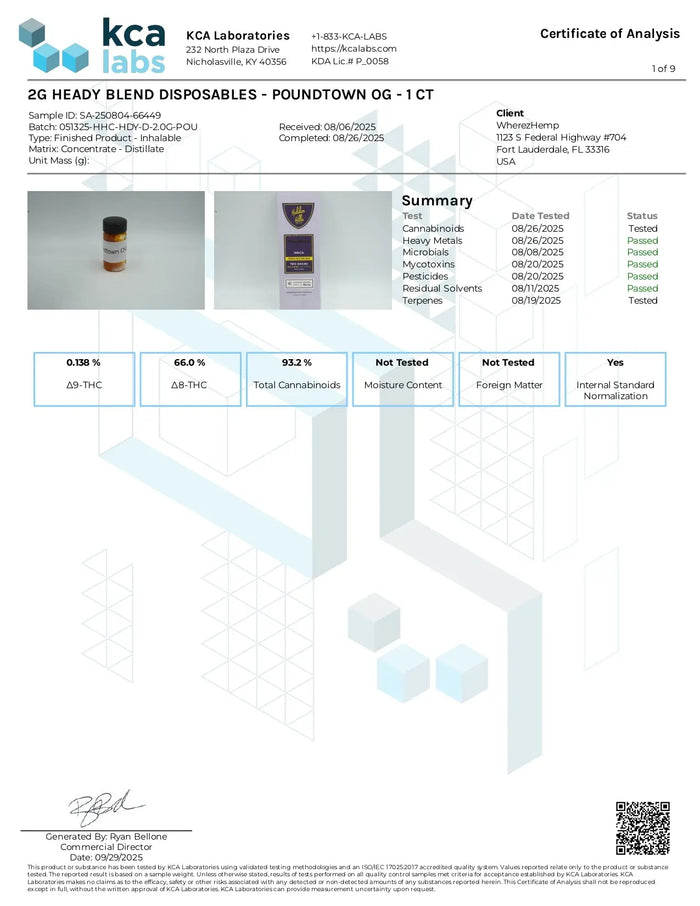 2G Fresh Frozen Disposable | Poundtown OG | Indica 