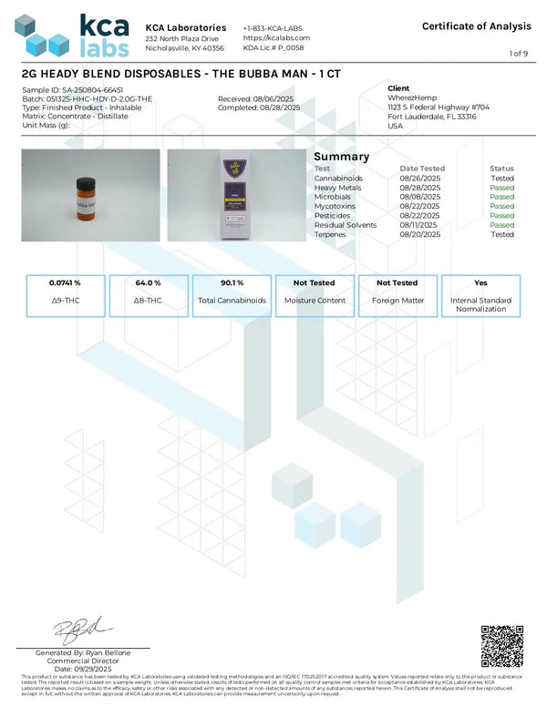 2G Fresh Frozen Disposable | The Bubba Man | Hybrid 