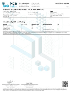 2G Fresh Frozen Disposable | The Bubba Man | Hybrid 