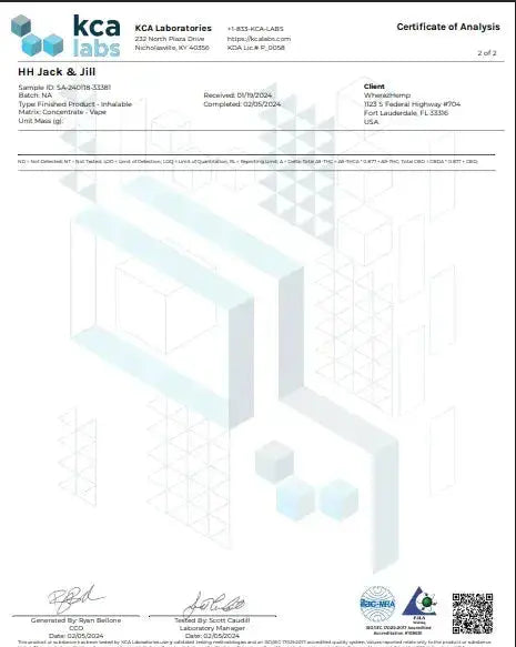 2g Fresh Frozen Cart | Jack & Jill | Sativa Supergreenshempco