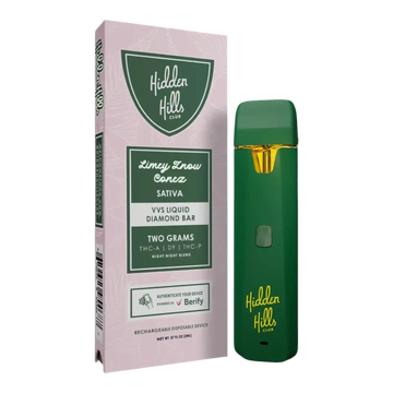 2g Liquid Diamond Disposable | Limey Znow Conez | Sativa Supergreenshempco