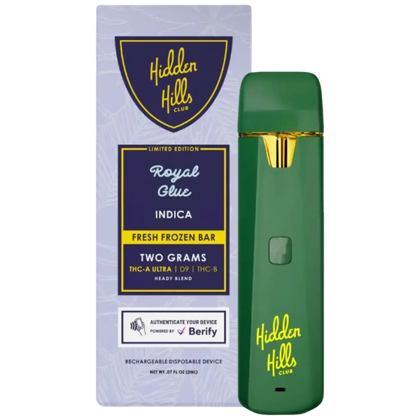 2g Liquid Diamond Disposable | Royal Glue | Indica Supergreenshempco