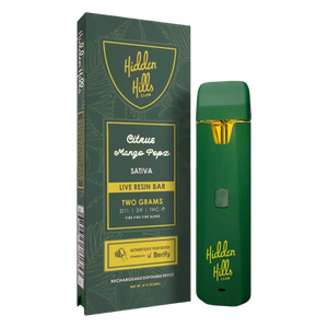 2g Live Resin Disposable | Citrus Mango Popz | Sativa Supergreenshempco
