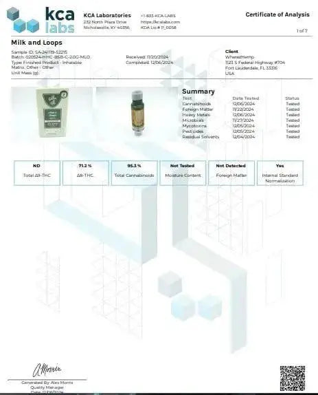 2g Live Rosin Cart | Milk and Loops | Indica Supergreenshempco