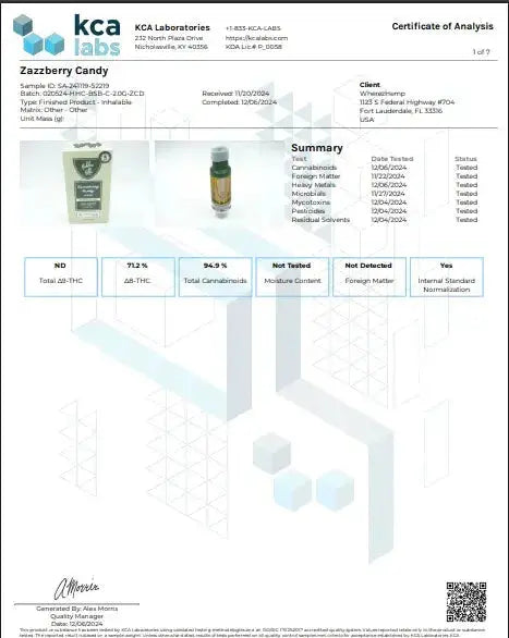 2g Live Rosin Cart | Zazzberry Candy | Hybrid Supergreenshempco