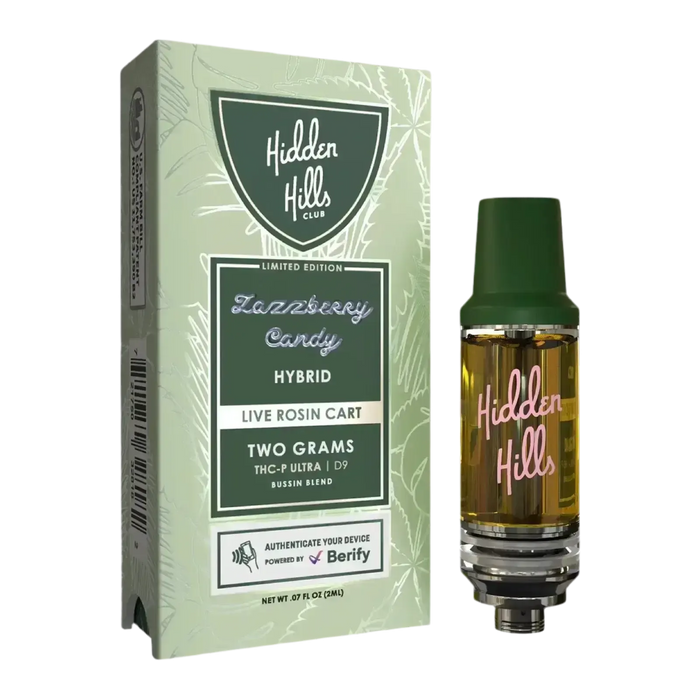 2g Live Rosin Cart | Zazzberry Candy | Hybrid Supergreenshempco
