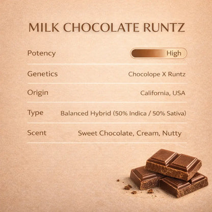 Milk Chocolate Runtz THCa Flower 