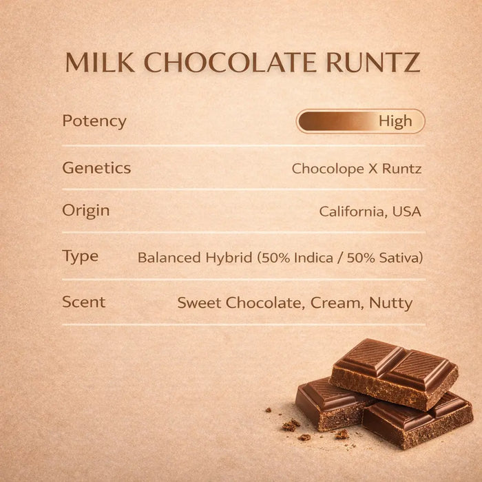 Milk Chocolate Runtz THCa Flower 