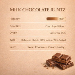 Milk Chocolate Runtz THCa Flower 