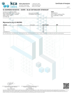 1G THCA Disposable | Blue Skywalker Stardust | Indica 