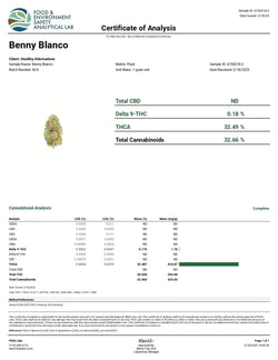 Benny Blanco Exotic Smalls THCa Flower 