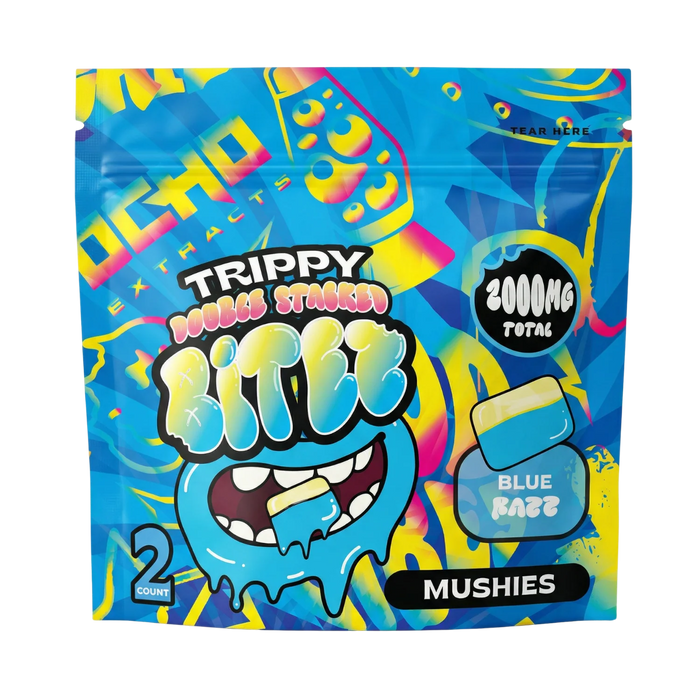 Trippy BITEZ Double-Stacked Mushies Gummies 