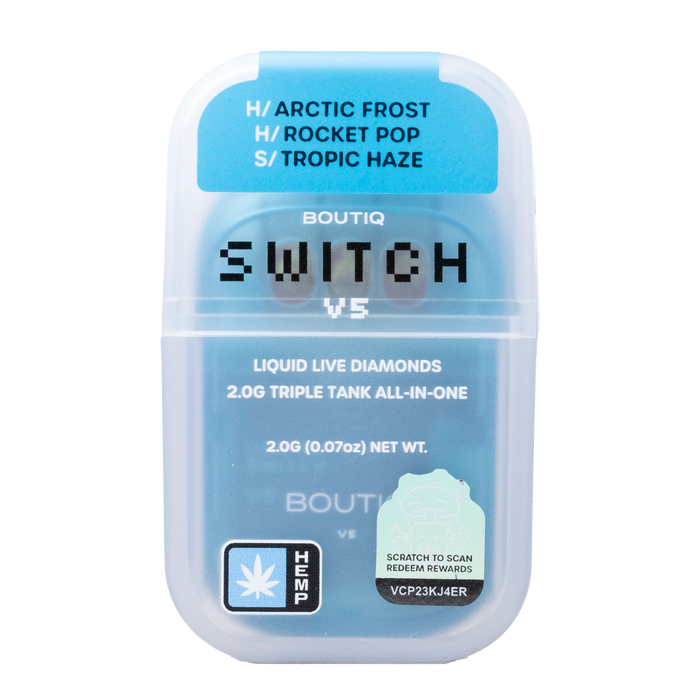 Boutiq Switch - 2G - V5 Liquid Live Diamonds Triple Tank 