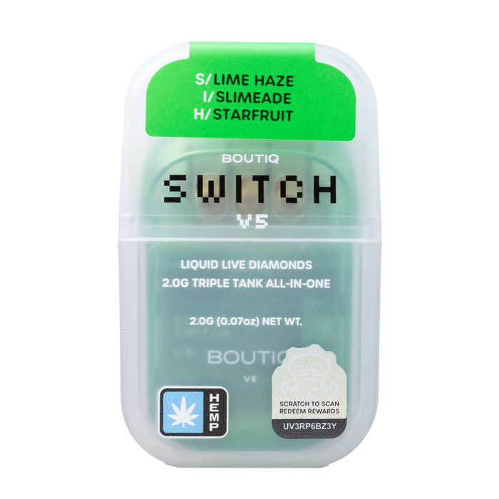 Boutiq Switch - 2G - V5 Liquid Live Diamonds Triple Tank 