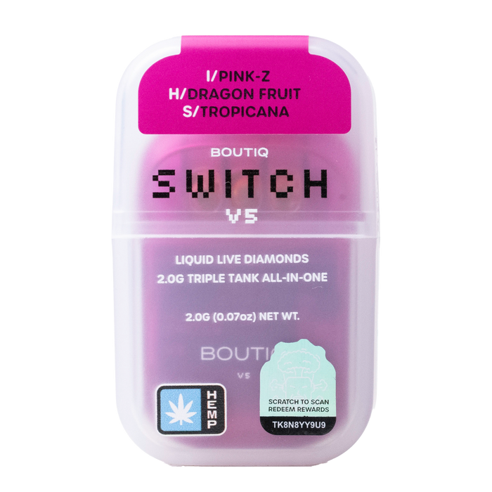Boutiq Switch - 2G - V5 Liquid Live Diamonds Triple Tank 