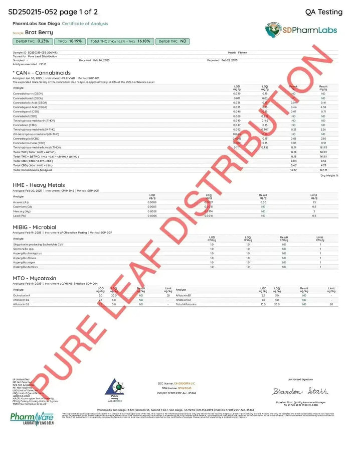 Brat Berry THCa Flower supergreenshempco